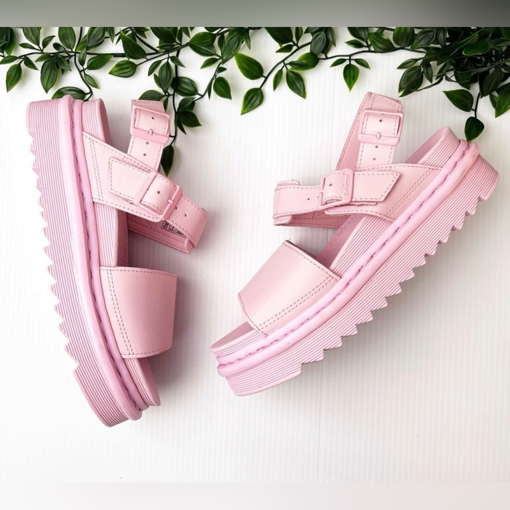 Dr. Martens Brief On Voss Mono Hydro Pink Open Toe Sandal NEW - Picture 2 of 10